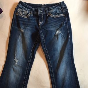 Vigoss Jeans  size 9/10. Hemmed.